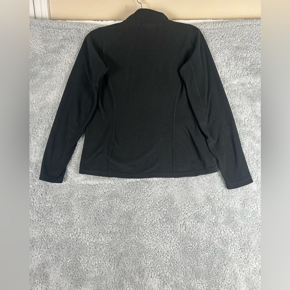 The North Face Long Sleeve 1/4 Zip Front Black Fleece Pullover Women’s, Size M - Picture 2 of 10